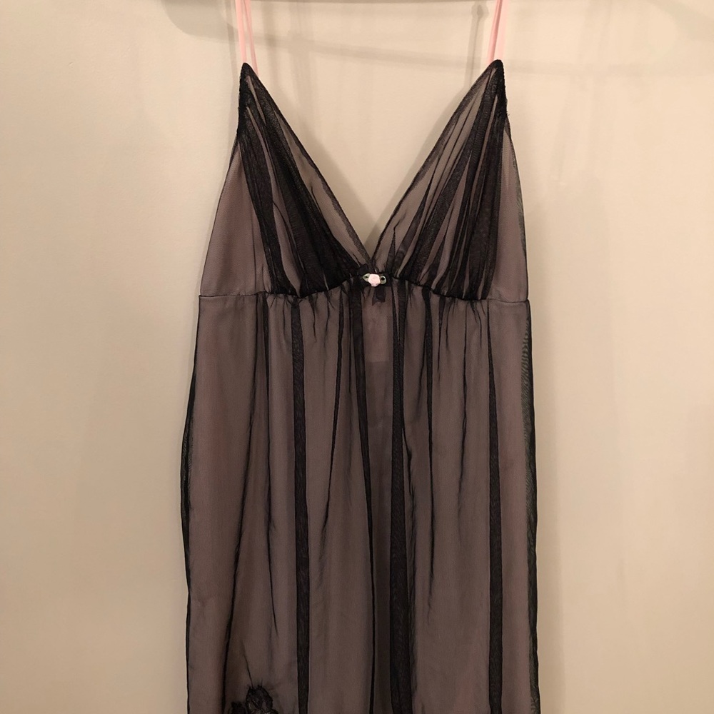 Oscar de la Renta pink label babydoll chemise